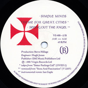 Simple Minds - Promised You A Miracle - 1982