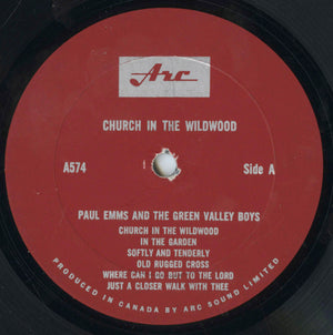 Paul Emms And Green Valley Boys, The - Church In The Wildwood And Other Country Sacred Songs -