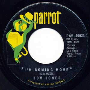 Tom Jones - I'm Coming Home / The Lonely One - 1969