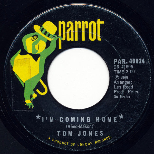 Tom Jones - I'm Coming Home / The Lonely One - 1969