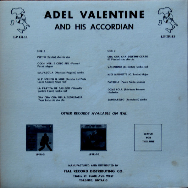 Adel Valentine - Cha Cha Cha - Calypso - Rumba - Samba - Bajon - Mambo