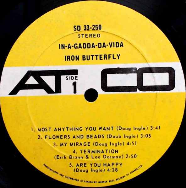 Iron Butterfly - In-A-Gadda-Da-Vida