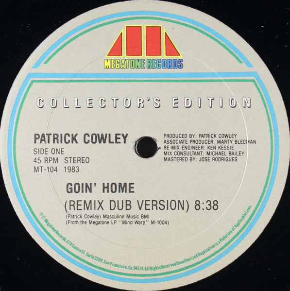Patrick Cowley - Goin' Home (Remix) - 1983