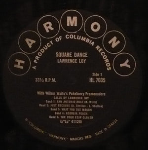 Lawrence V. Loy With Wilbur Waite's Pokeberry Promenaders - Square Dances - 1957