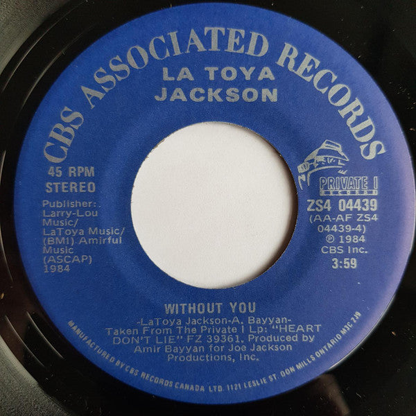 La Toya Jackson - Heart Don't Lie - 1984