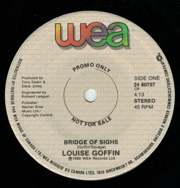 Louise Goffin - Bridge Of Sighs - 1987