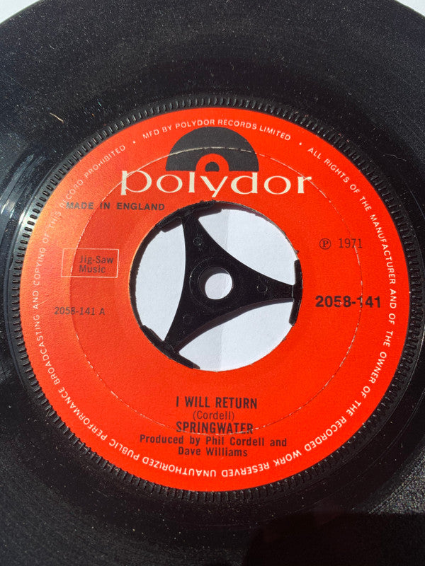 Springwater - I Will Return