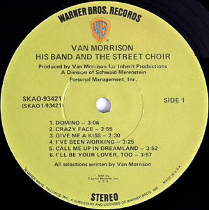 Van Morrison - His Band And The Street Choir -