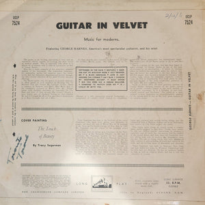 George Barnes And His Octet - Guitar In Velvet - 1957