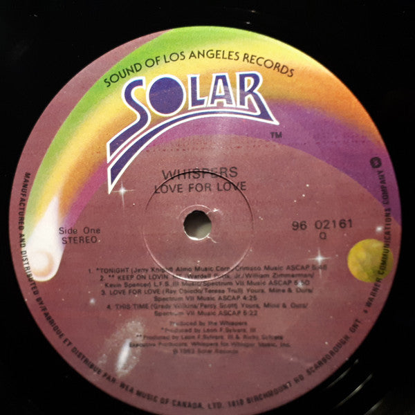 The Whispers - Love For Love
