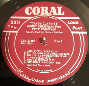 Pete Fountain - "Candy Clarinet" Merry Christmas From Pete Fountain