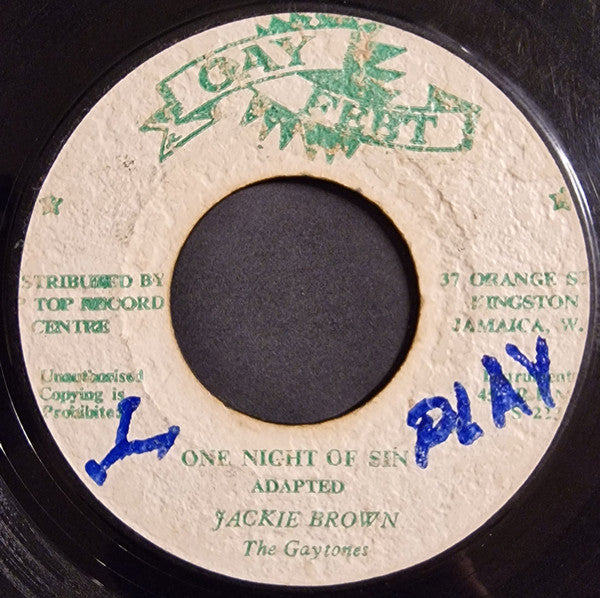 Jackie Brown - One Night Of Sin