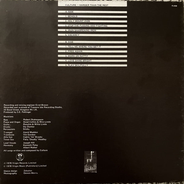 Culture - Harder Than The Rest -