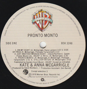 Kate & Anna McGarrigle - Pronto Monto