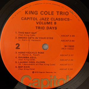 King Cole Trio - Trio Days Vinyl Record