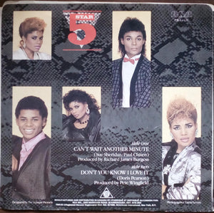 Five Star - Can't Wait Another Minute - 1986