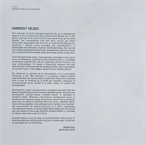Brian Eno - Ambient 1 (Music For Airports) - 2025