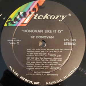 Donovan - Like It Is (Was, And Evermore Shall Be)