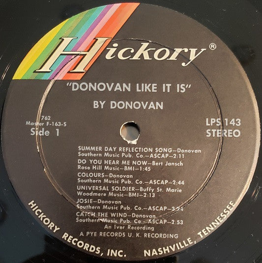 Donovan - Like It Is (Was, And Evermore Shall Be)