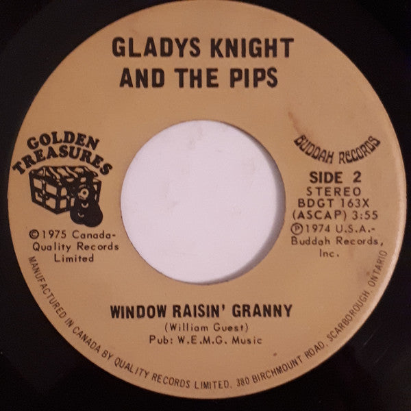 Gladys Knight And The Pips - Midnight Train To Georgia / Window Raising Granny -