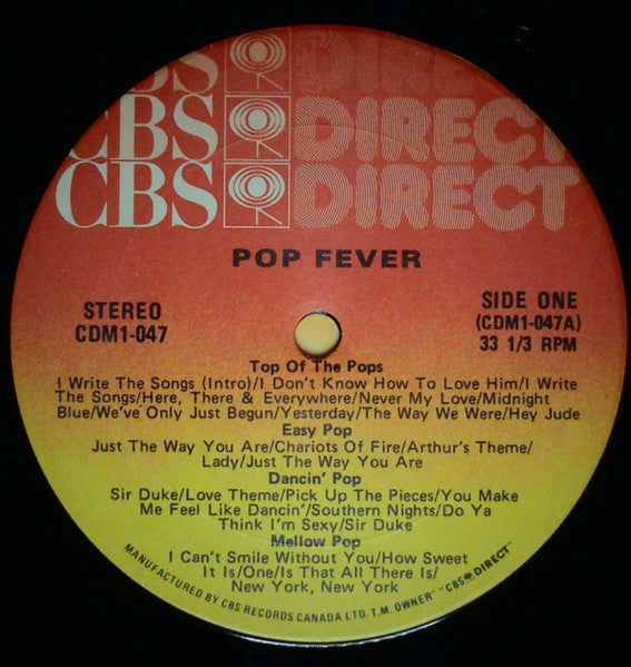 All Star Pop Orchestra - Pop Fever - 1982