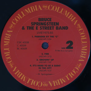 Bruce Springsteen & The E-Street Band - Live / 1975-85 - 1986