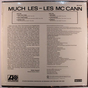 Les McCann - Much Les Vinyl Record