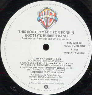 Bootsy's Rubber Band - This Boot Is Made For Fonk-n - 1979