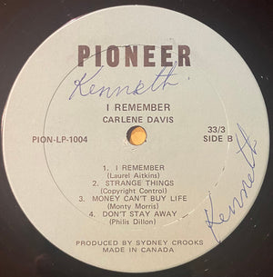 Carlene Davis - I Remember