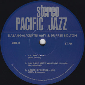 Curtis Amy & Dupree Bolton - Katanga! - 2021