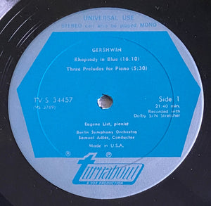 George Gershwin - Rhapsody In Blue (Original Version For Piano And Band) / Piano Concerto In F / 3 Preludes For Piano