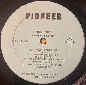 Carlene Davis - I Remember