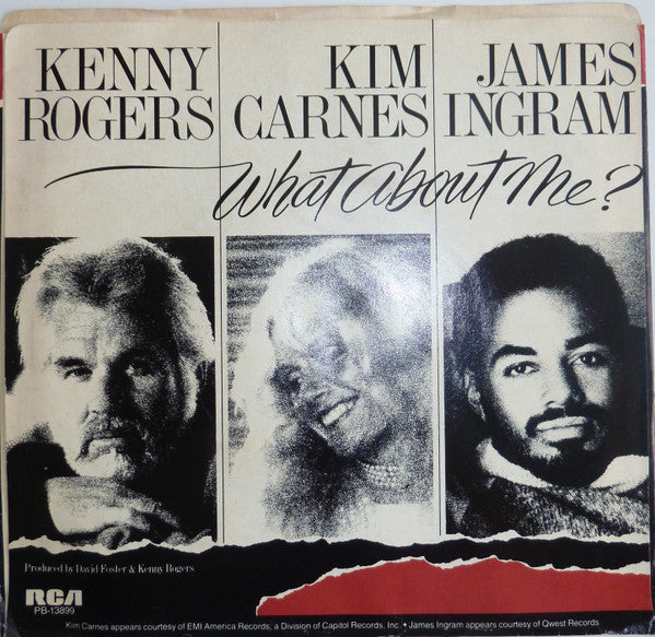 Kenny Rogers & Kim Carnes & James Ingram - What About Me? - 1984