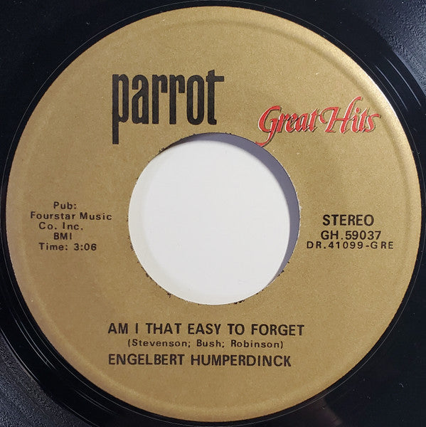 Engelbert Humperdinck - The Last Waltz / Am I That Easy To Forget -