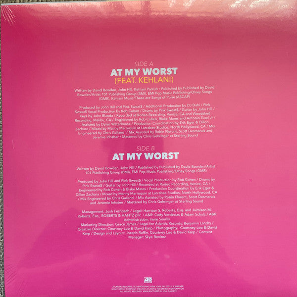 Pink Sweat$ Featuring Kehlani - At My Worst Kehlani Remix - 2022