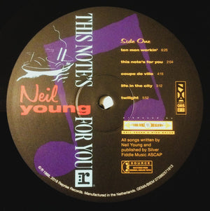 Neil Young - This Note's For You - 2018