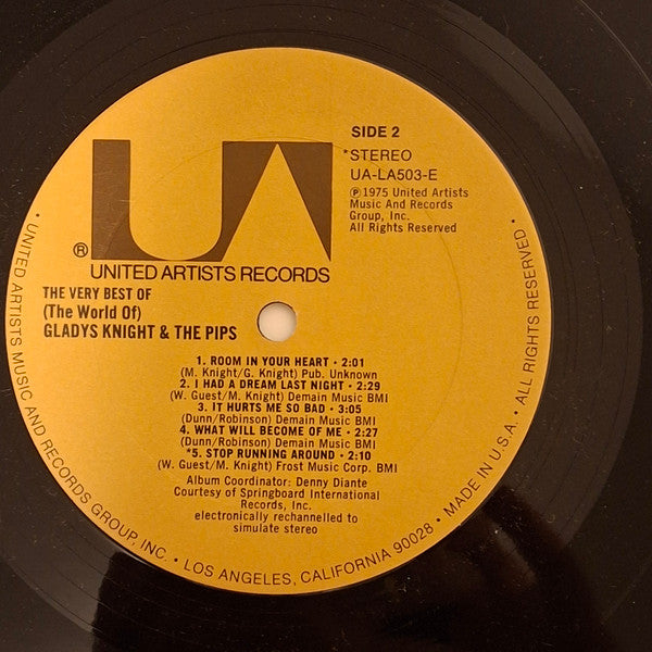Gladys Knight And The Pips - The Very Best Of (The World Of) Gladys Knight & The Pips - 1975