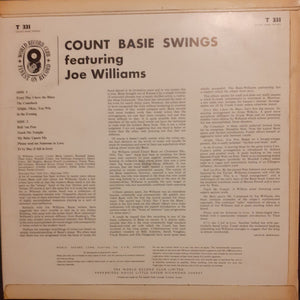Count Basie,Joe Williams - , Count Basie Swings Featuring Joe Williams Vinyl Record