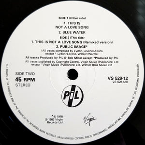 Public Image Limited - This Is Not A Love Song