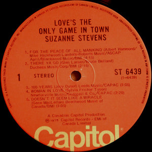 Suzanne Stevens - Love's The Only Game In Town - 1975