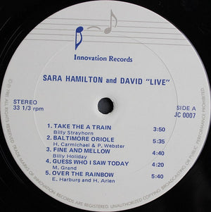 Sara Hamilton And David - Live! - 1983