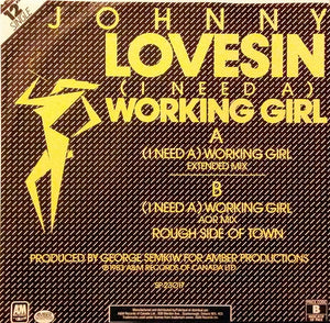 Johnny Lovesin - (I Need A) Working Girl - 1983
