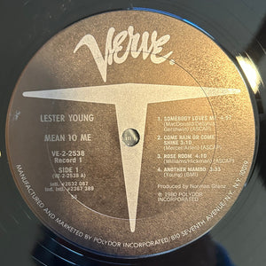 Lester Young - Mean To Me