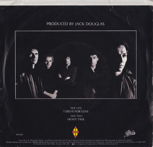 Harlequin (3) - I Did It For Love / Heavy Talk