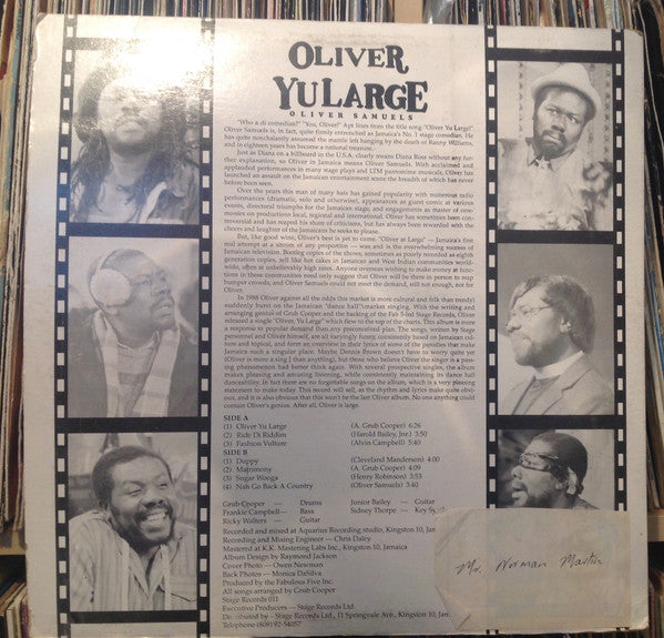 Oliver Samuels - Oliver Yu Large