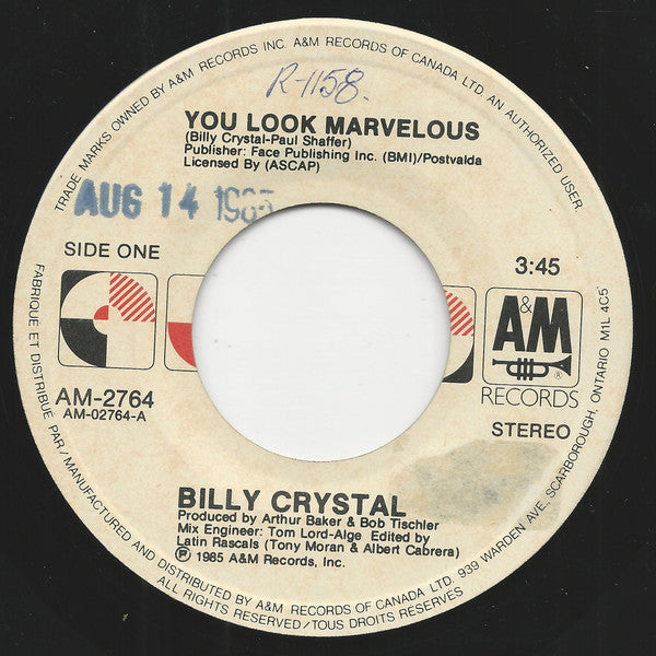 Billy Crystal - You Look Marvelous