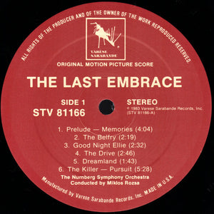 Miklós Rózsa - Last Embrace / Lydia (Original Motion Picture Scores)