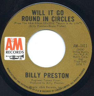Billy Preston - Will It Go Round In Circles - 1973