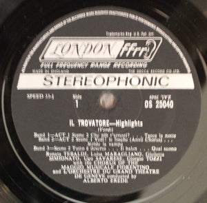 Giuseppe Verdi - Il Trovatore: Highlights