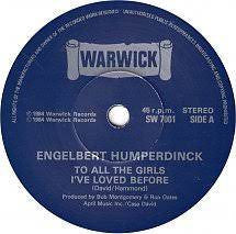 Engelbert Humperdinck - To All The Girls I've Loved Before - 1984